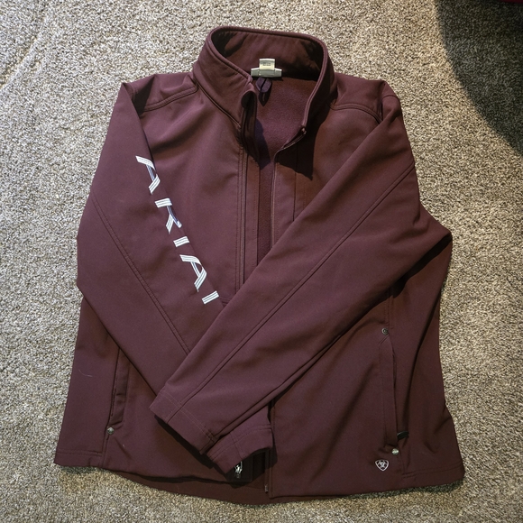 Ariat Jackets & Blazers - Ariat Burgundy Softshell Jacket